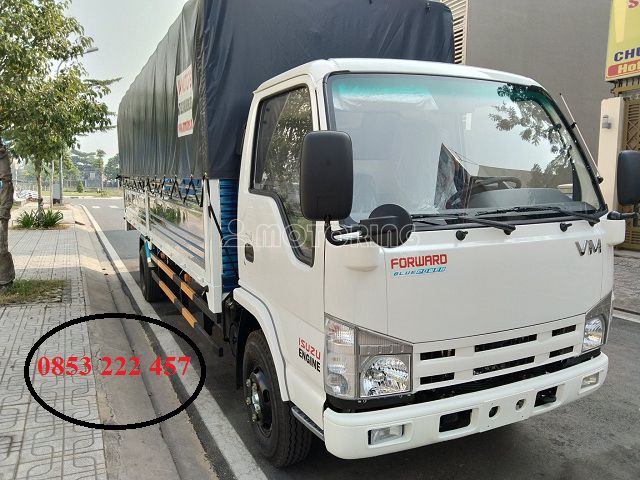 Isuzu VM (1t9) - thùng bạt dài 6m2 2019 ảnh 2